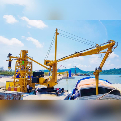 يتم تطبيق تفريغ السفن اللولبي المضغوط لتفريغ الأسمنت في الميناء البحري