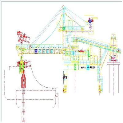 قدرة 3000 Tph الثقيلة نوع الحزام استمرارية لوادر السفن