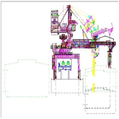 قدرة 3000 Tph الثقيلة نوع الحزام استمرارية لوادر السفن