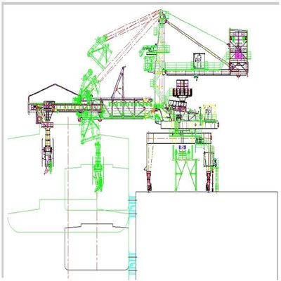 قدرة 3000 Tph الثقيلة نوع الحزام استمرارية لوادر السفن