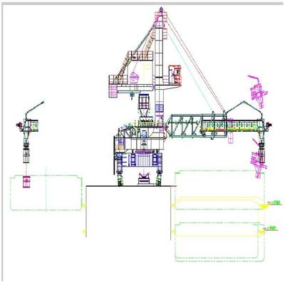 قدرة 3000 Tph الثقيلة نوع الحزام استمرارية لوادر السفن