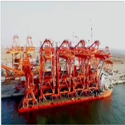 السعة 600 Tph نوع الحزام محمل السفينة لتحميل المواد السائبة للشحن